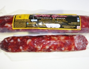 Salame Colonia etiqueta negra Flia. Grión Envasado al Vacío