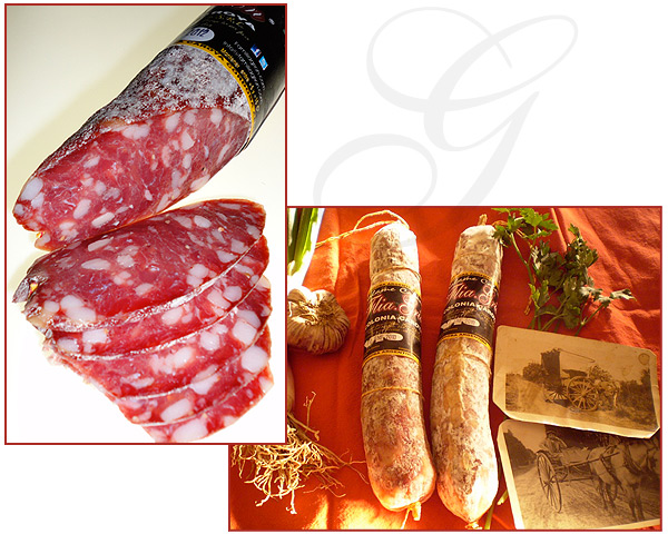 Salame típico de la colonia